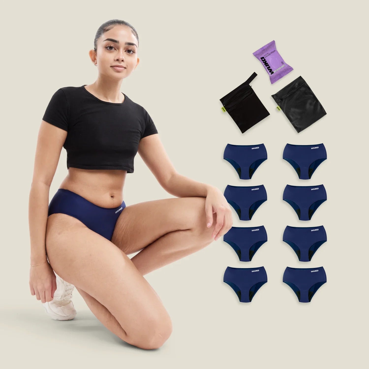 Shop our Period School Sets—essential bundles of reusable period underwear designed for school days. Reliable, discreet, and comfortable for teens and tweens managing periods with confidence. Ideal for busy school weeks and sustainable period care.