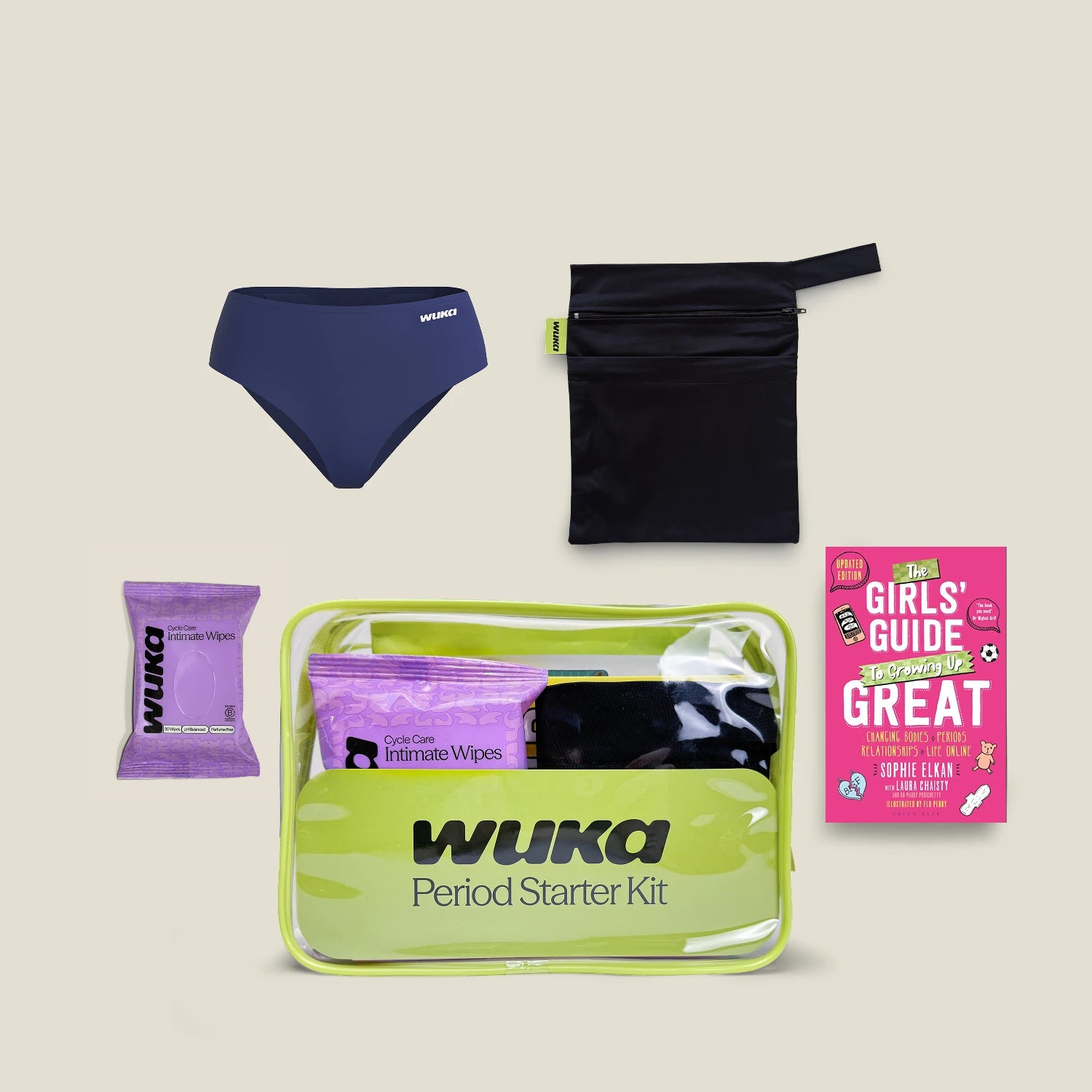 WUKA Teen Period Starter Kit - Midi - Super - Navy