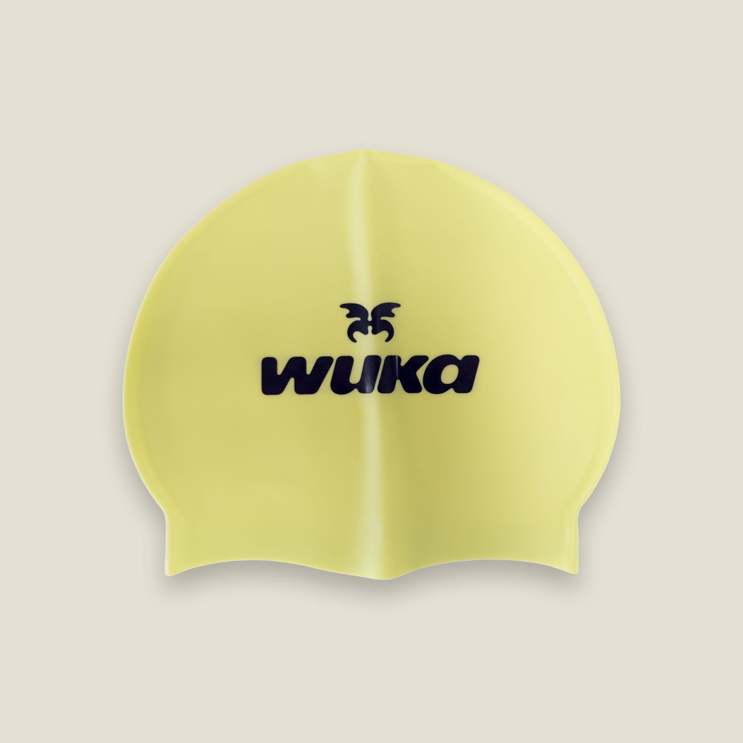 WUKA yellow swim cap included in reusable period swimwear starter kit for swimming during your period