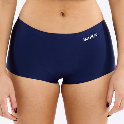 WUKA Stretch Period Short Teen Style Heavy Absorbency Navy Colour front